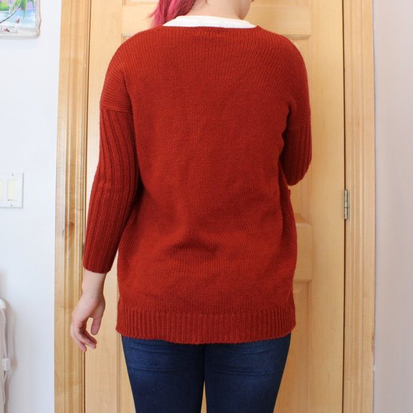 Burnt Orange Cardigan - Picture 4 of 6